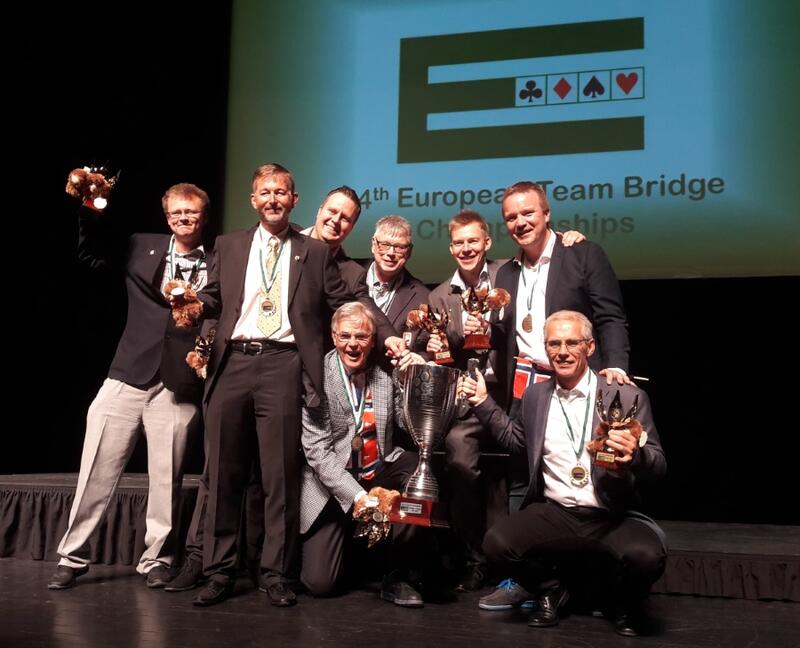 Norge europamestere i bridge