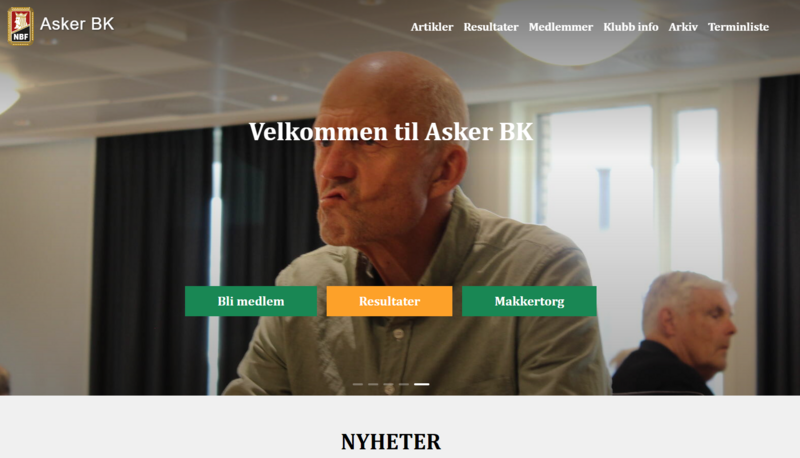 Utrulling av nye klubbhjemmesider