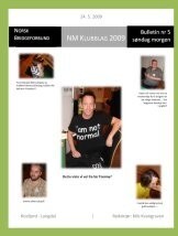 Bulletin 5 - søndag morgen