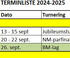 Terminliste for neste sesong er lagt ut
